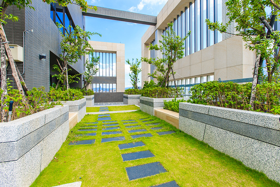 長虹天馥《頂樓花園》公設實景拍攝